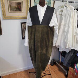 Rare Suede Skirt Shepatin with Wide Elastic Straps